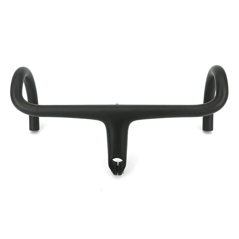 Racing Road Bike Matte Full Carbon Stem Integrated Drop Bar 380 400 420 440mm