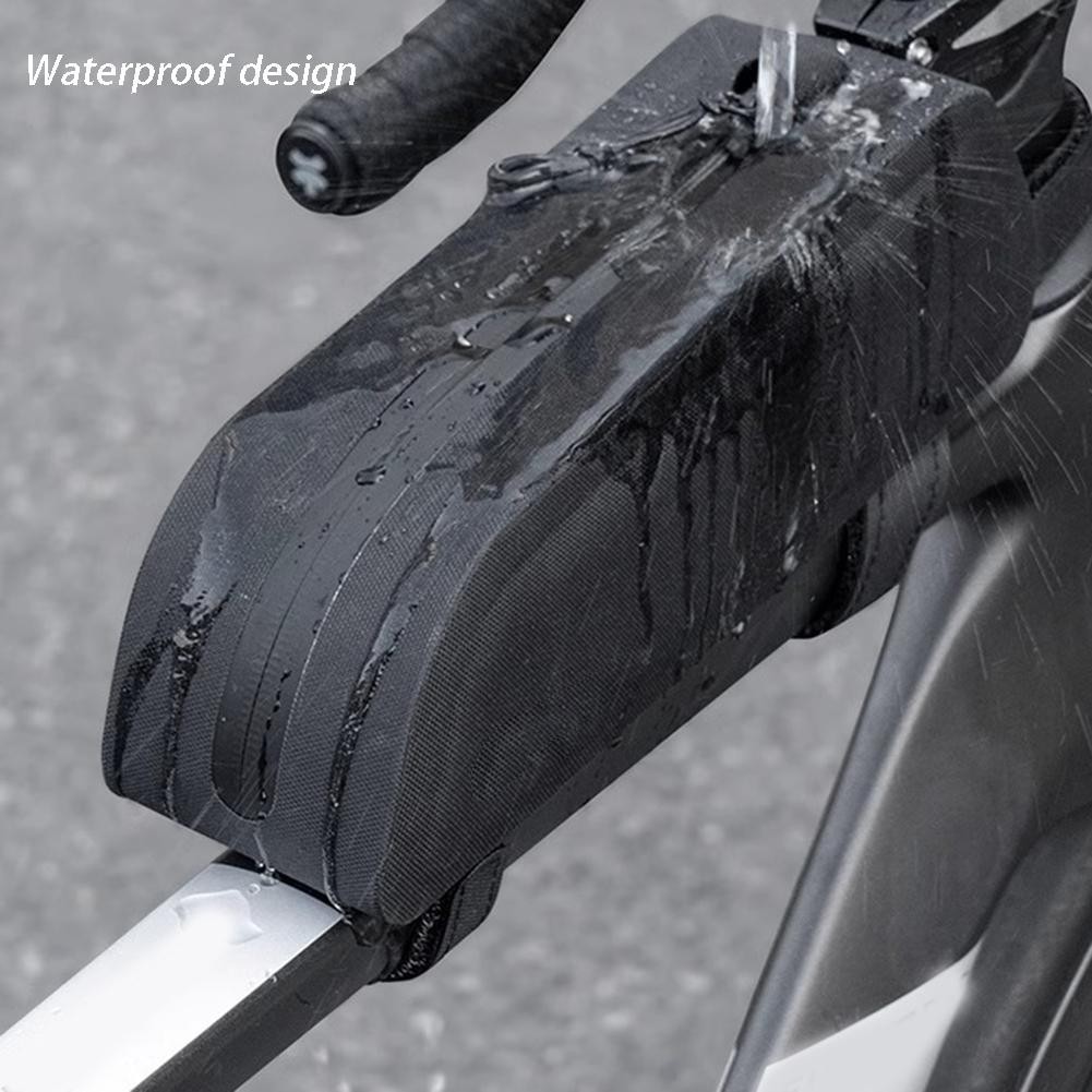Bike Bag with Three Point Positioning for Secure Attachment and Riding