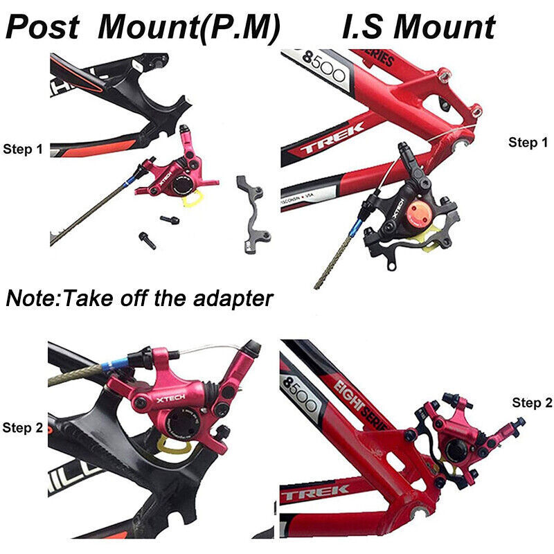 ZOOM MTB HB-100 Line Pulling Hydraulic Disc Brake Calipers Road Bike Front Rear
