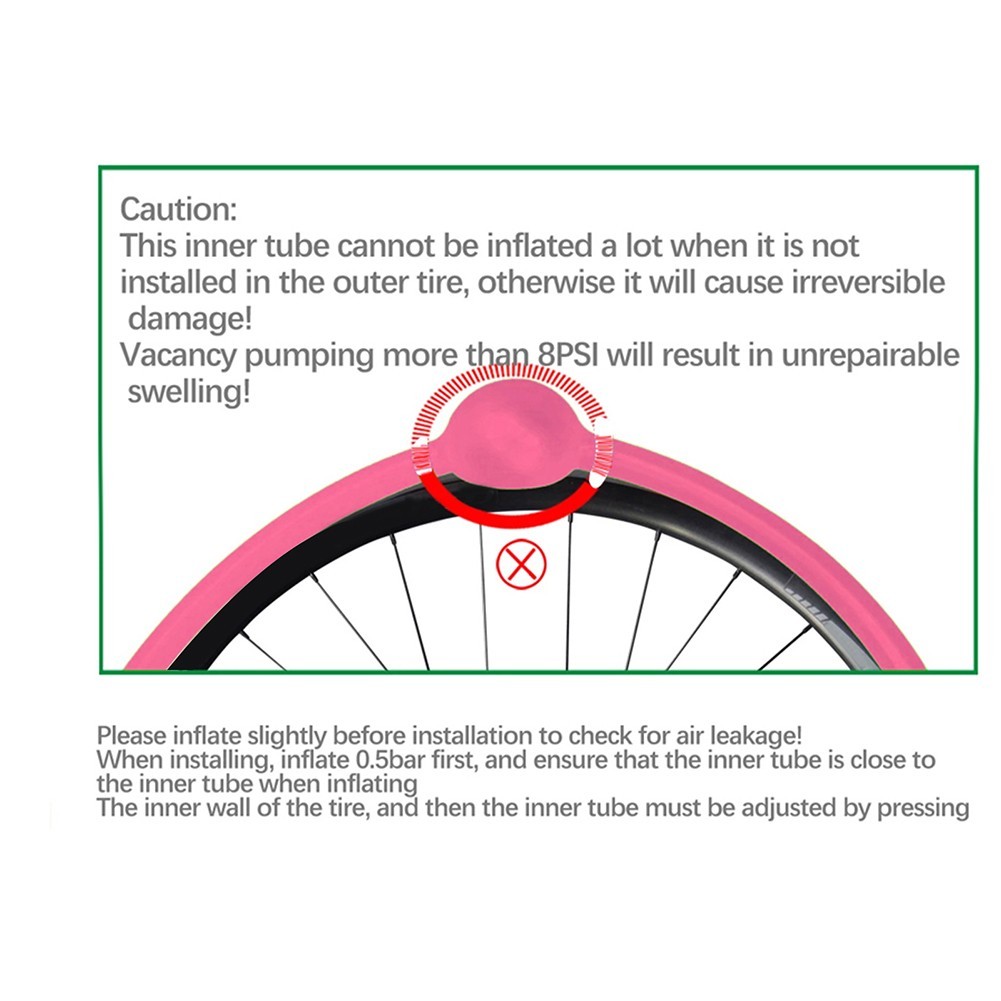 Ultralight Bicycle Tube 45g Ultralight Design Shock Absorption Feature