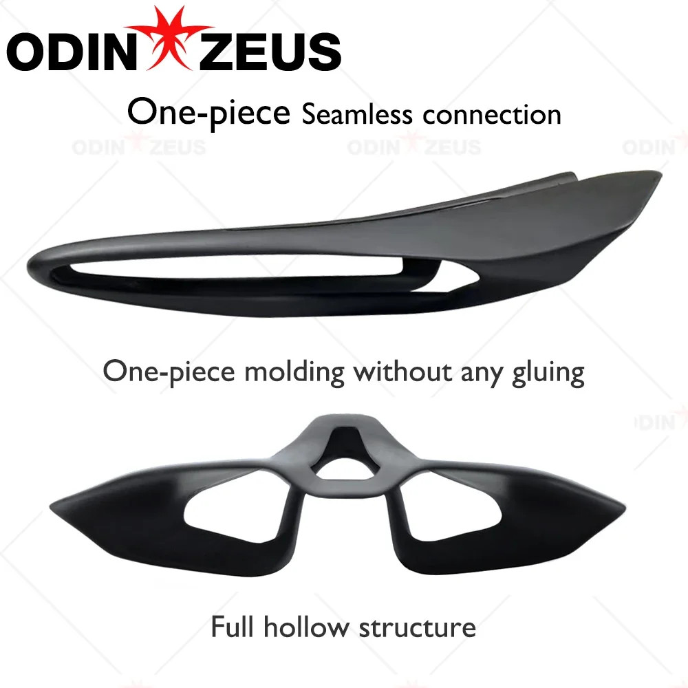 Carbon Fiber Leather Road Bicycle Saddle Hollow-Out Design Bike Seat Cushion