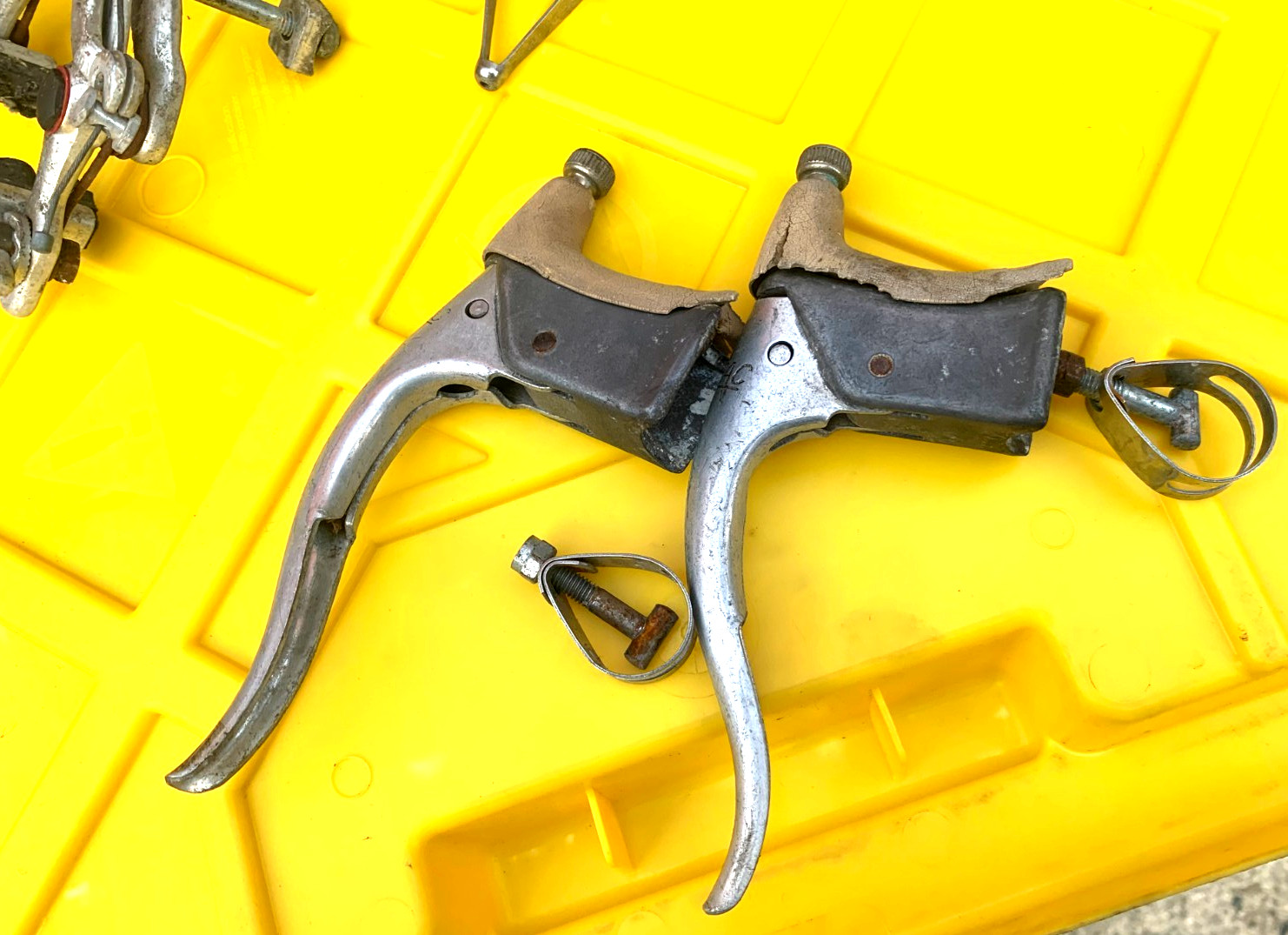 Vintage MAFAC RACER Centre Pull Brake Calipers + Levers Complete Set