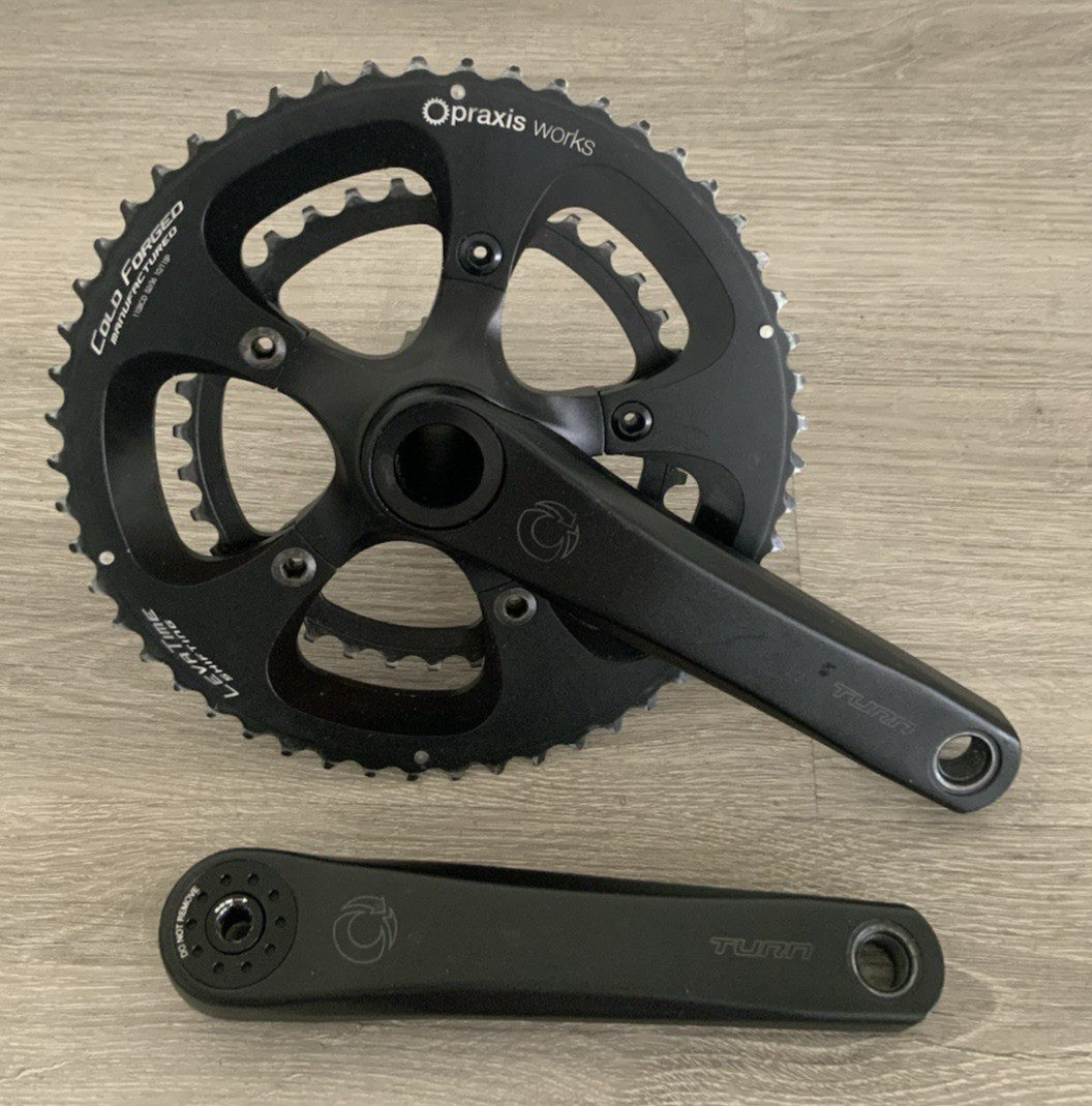PRAXIS WORKS CRANKSET DOUBLE 172.5 MM ARMS 10 OR 11 SPEED 52-36 TOOTH BB30