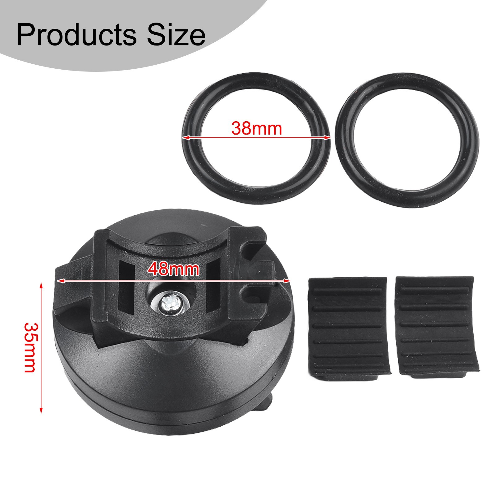 Bike Light Mount with Silicone Straps Easy and Secure Attachment Solution