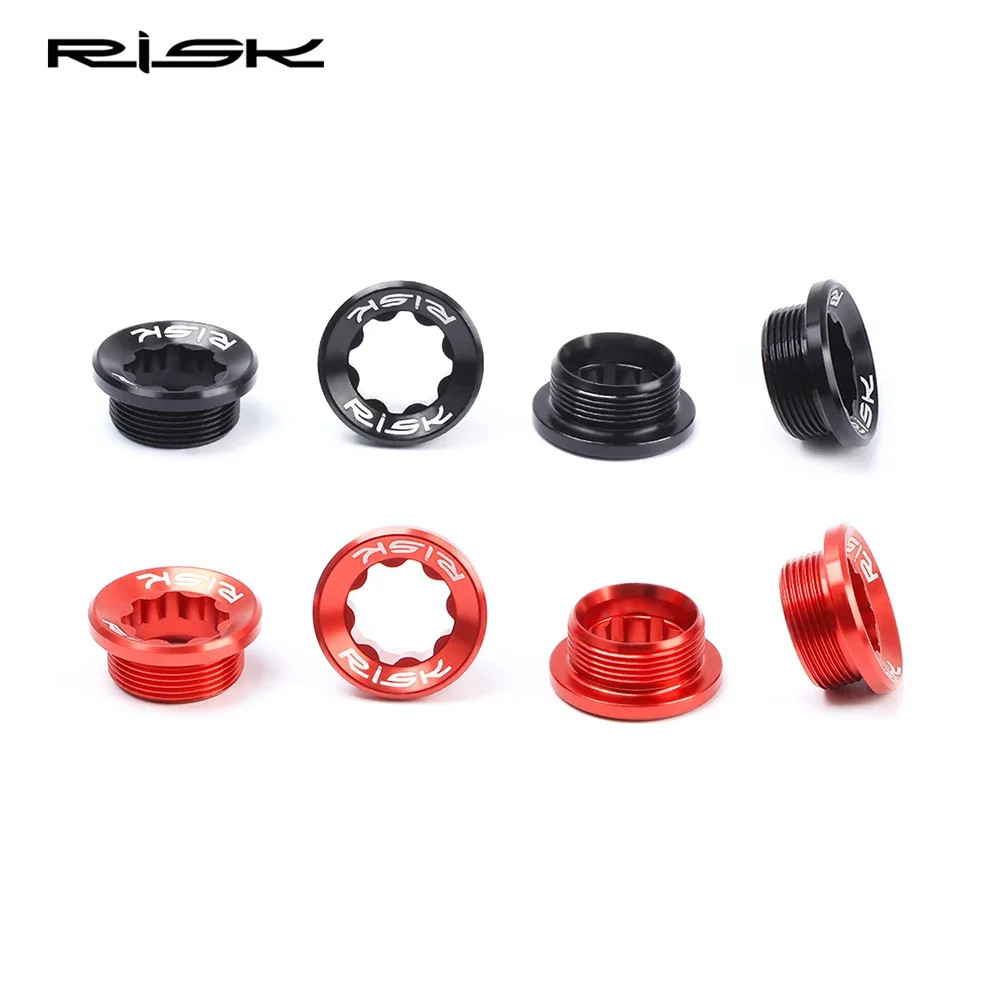 M20X8 Bike Aluminum Bottom Bracket Bolts,Bicycle Crankset Cover Cap Suit for Deo