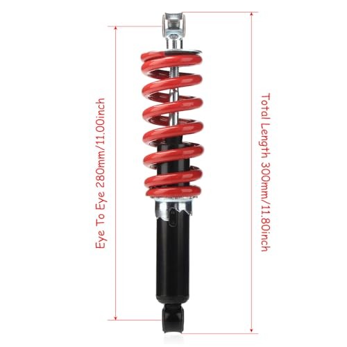280mm Rear Shock, Shock Absorber for 90cc 110cc 125cc 150cc Pit Dirt Bikes ATV