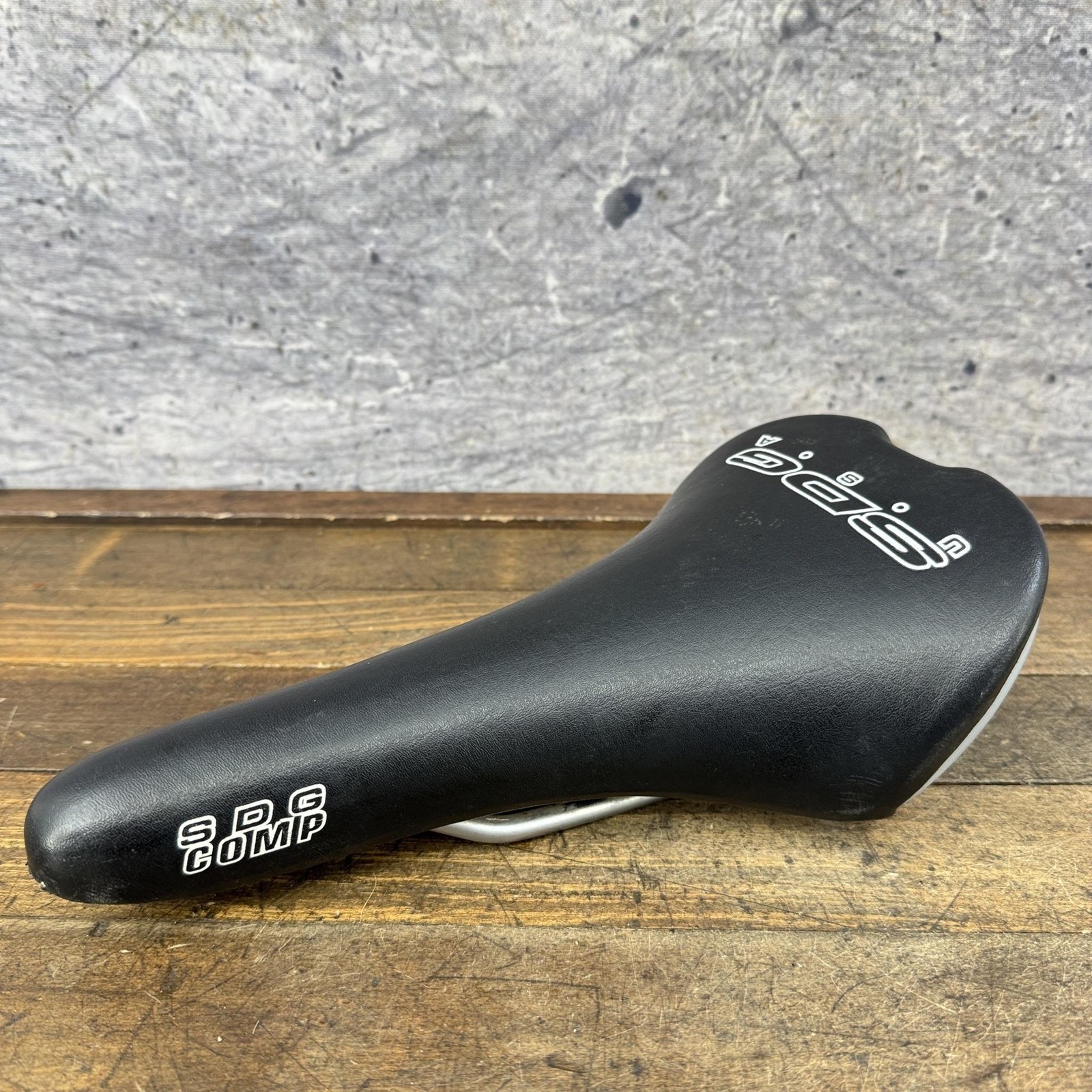 Vintage SDG Comp Seat BMX Racing Bicycle Saddle USA Black MTB Road Cut
