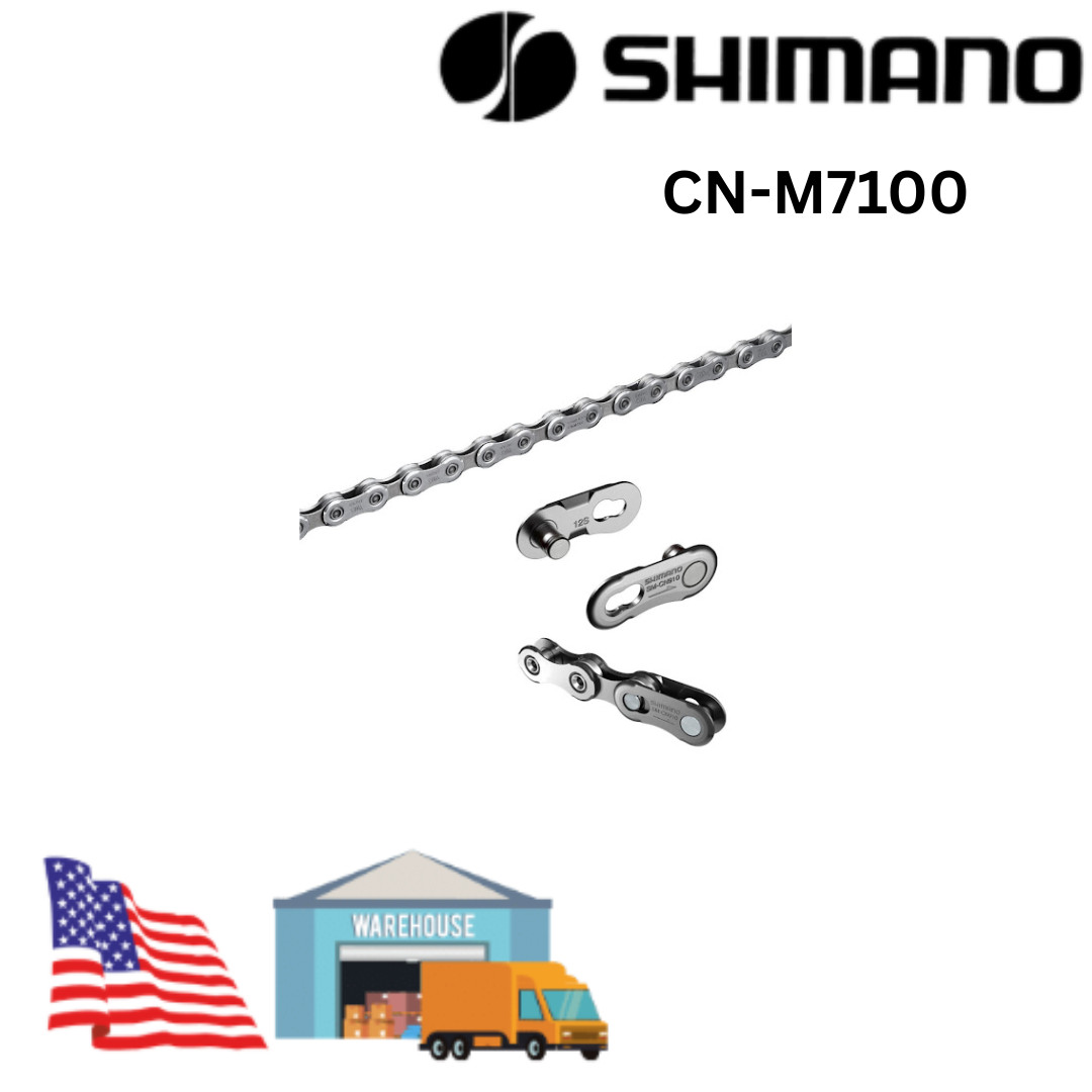 Shimano 12 Speed CN-M7100 MTB Road Bike Chain 122 Links Bicycle Chain
