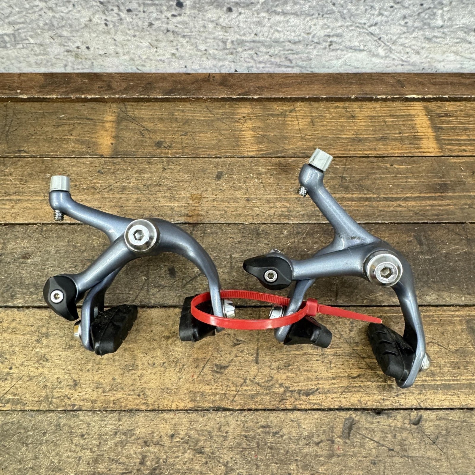 Vintage Suntour GPX Hidden Spring Brake Caliper Set 49-59mm Gray Front Rear Road