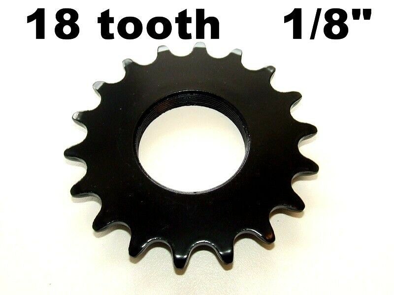 18T FIXED GEAR COG 18 TOOTH 1/8″ FIXIE TRACK CroMo
