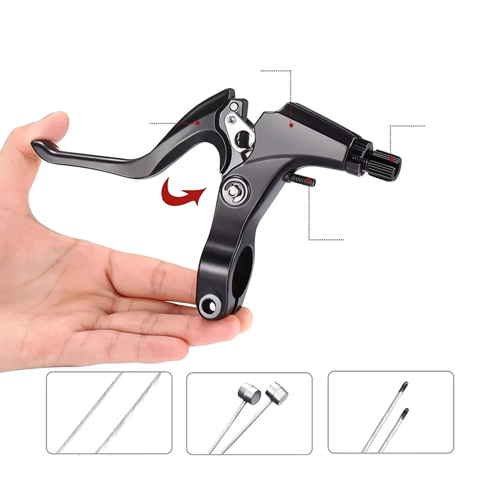 Mountain Bike V Brake Set Bike Front Rear V Brake Set Aluminum Alloy Mountain Ro
