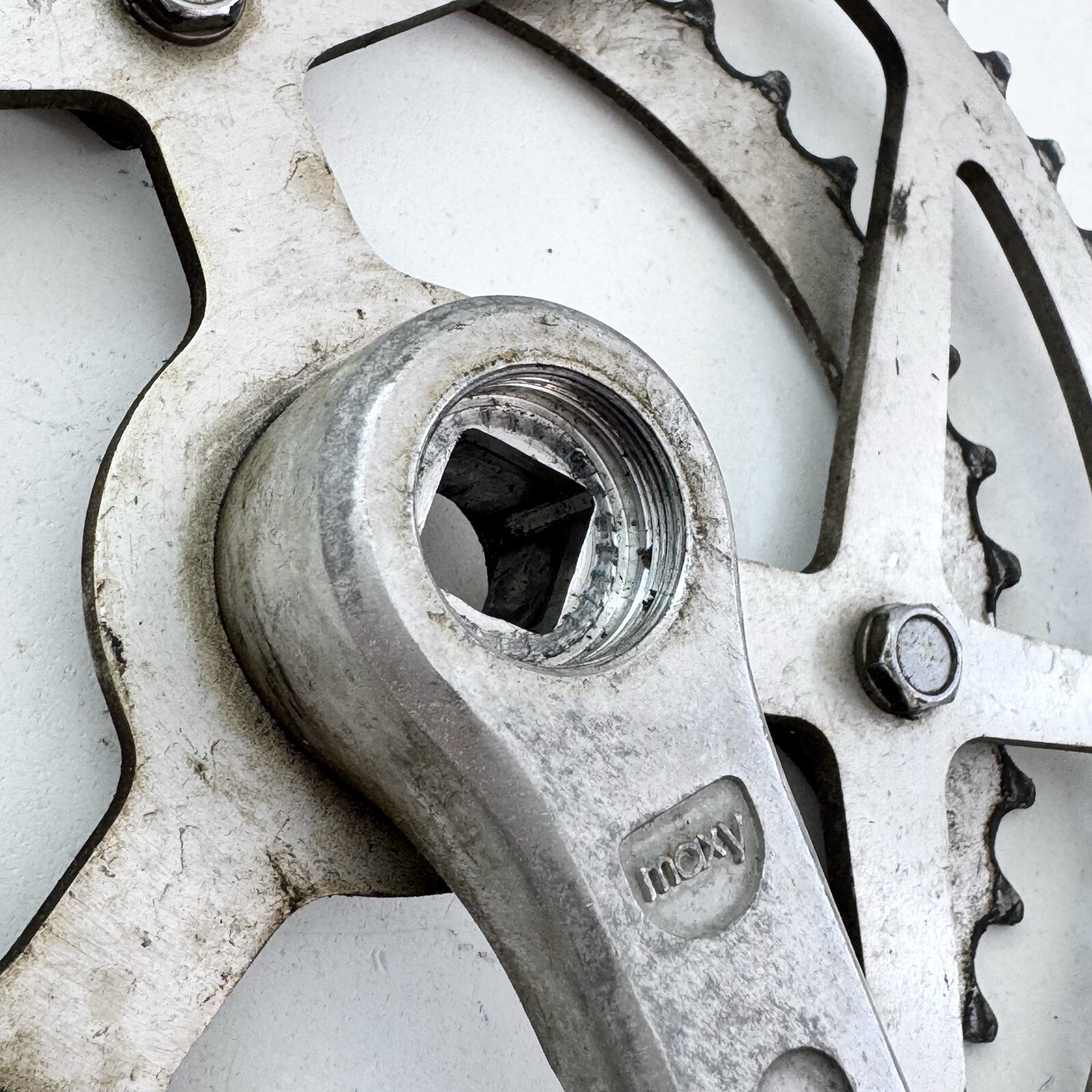 Vintage Sugino Maxy Crank Right Side 171 mm Forged 52T 40T Double Road Race A83