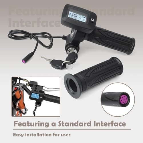 Upgrade 48V Throttle with M Key button Replacement for tutti Soleil 01 for