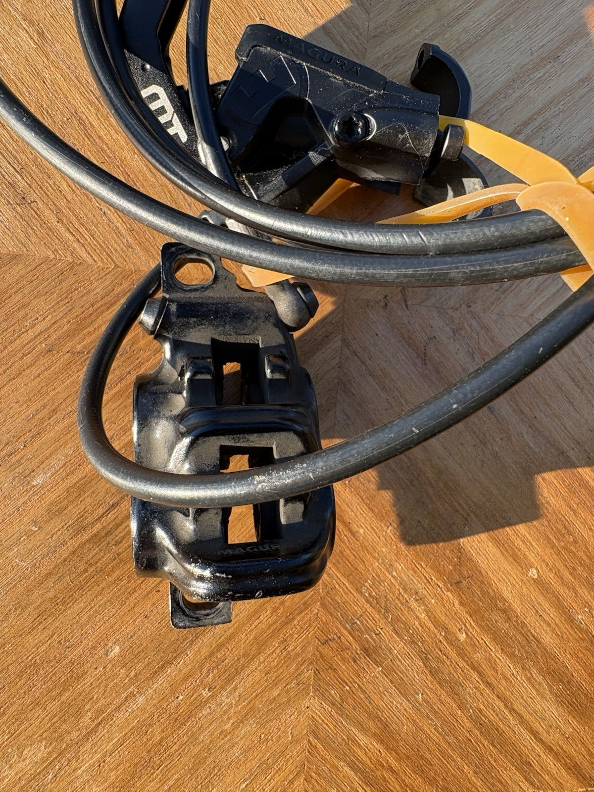 Promax Decipher Bike Hydraulic Disc Brake Set Front & Rear Pair w/ Cables