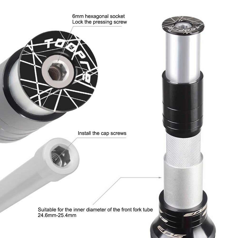 Increase Your Handlebar Height by 3cm with this Bicycle Fork Stem Extender