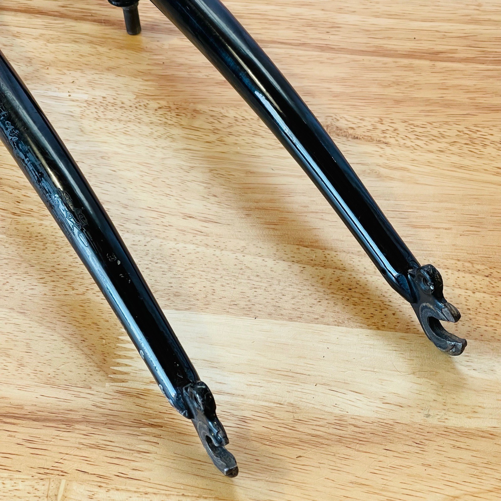 Trek Tange Full CRMO Steel MTB Fork 1-Inch Threaded 26 153 Steerer 385 AtoC 