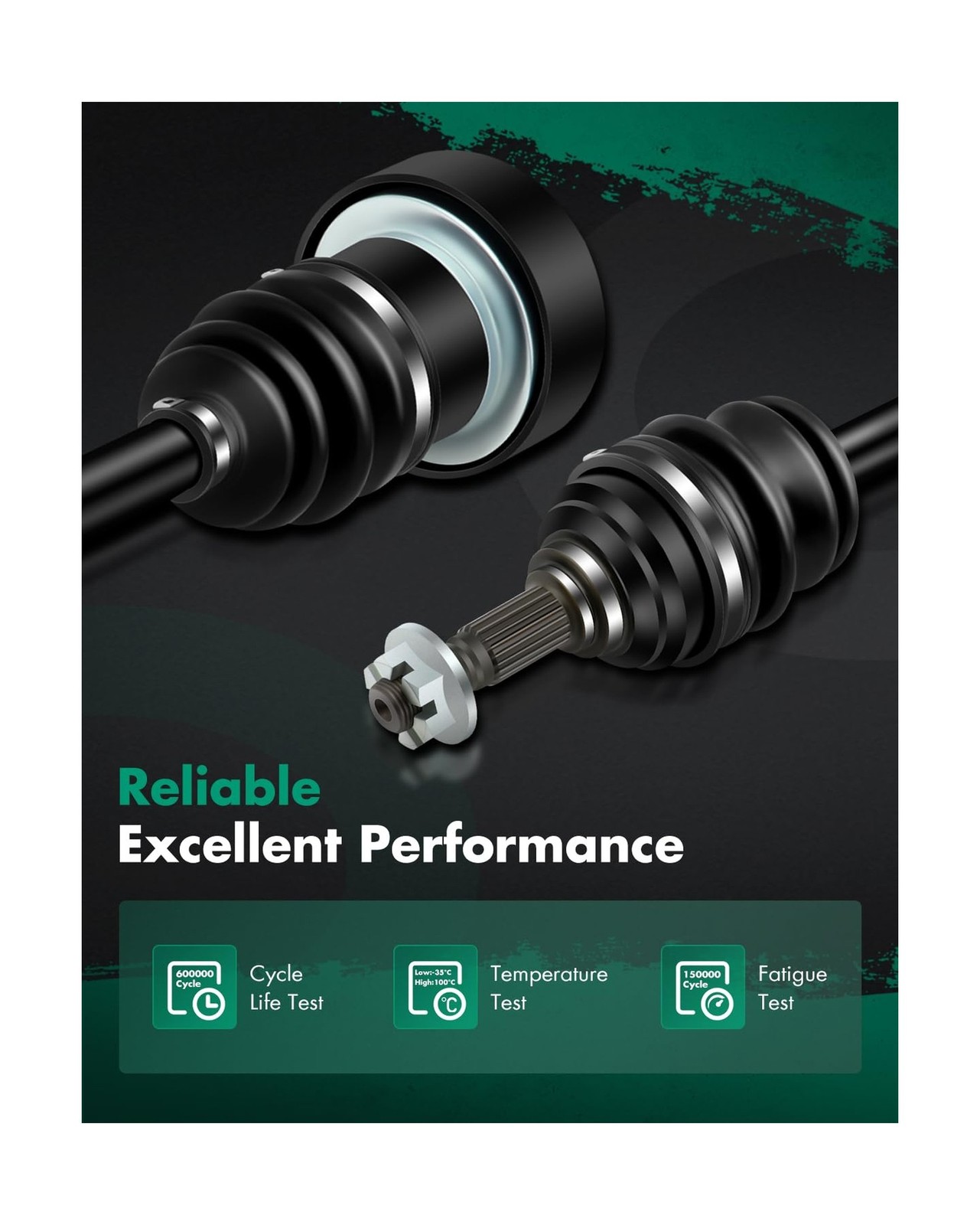 SCITOO Front CV Axle Shaft Assembly for Arctic Cat 250 300 375 400 500 | CV A…