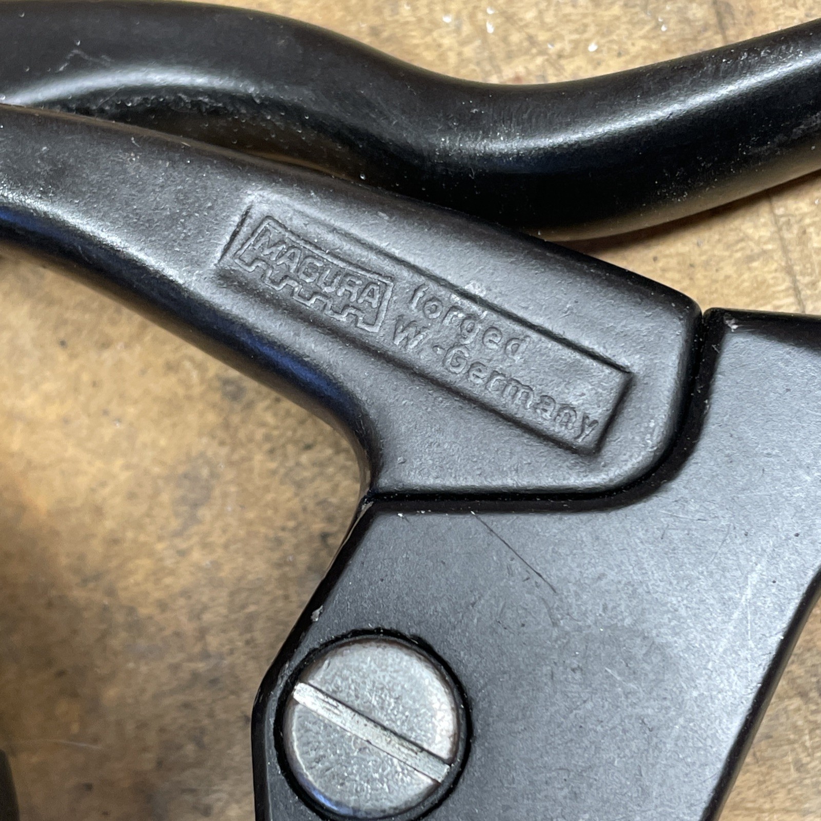 Vintage MAGURA Brake Lever Set 80s MTB Black RARE 22.2mm Klunker GERMANY