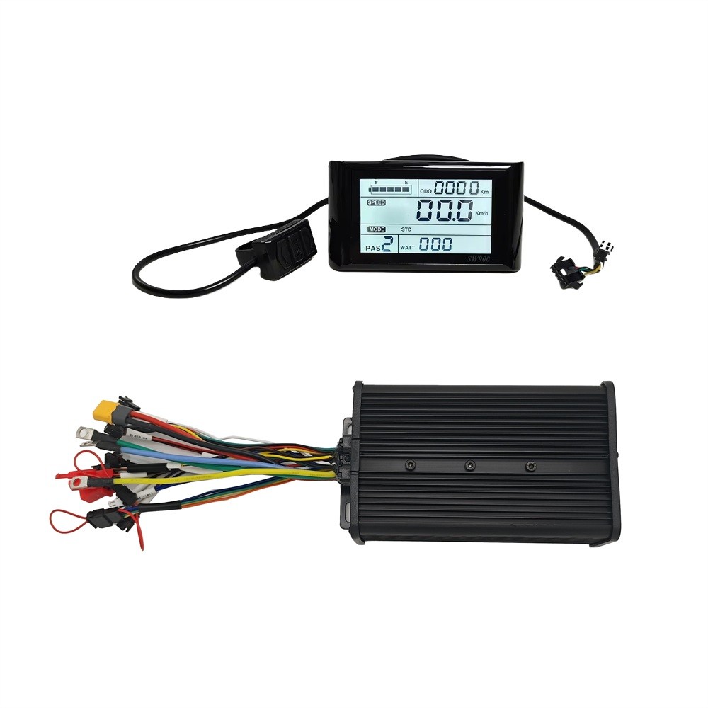 Ebike Controller 40A 48V 60V 72V 1500W-2000W 3-Mode Sine Wave With Display