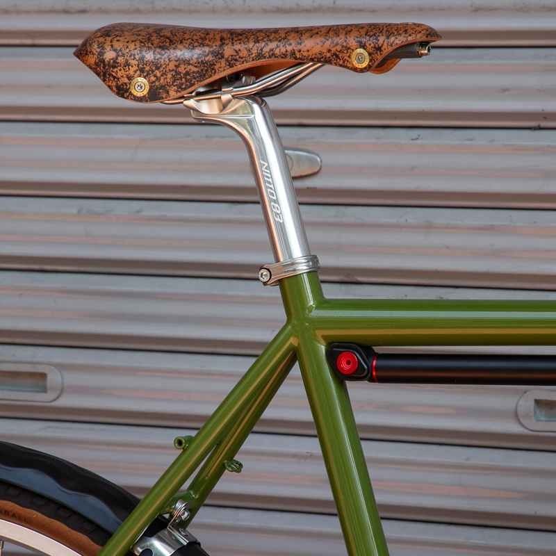 Gilles BERTHOUD Galibier leather saddle (cork) NEW/Free Shipping