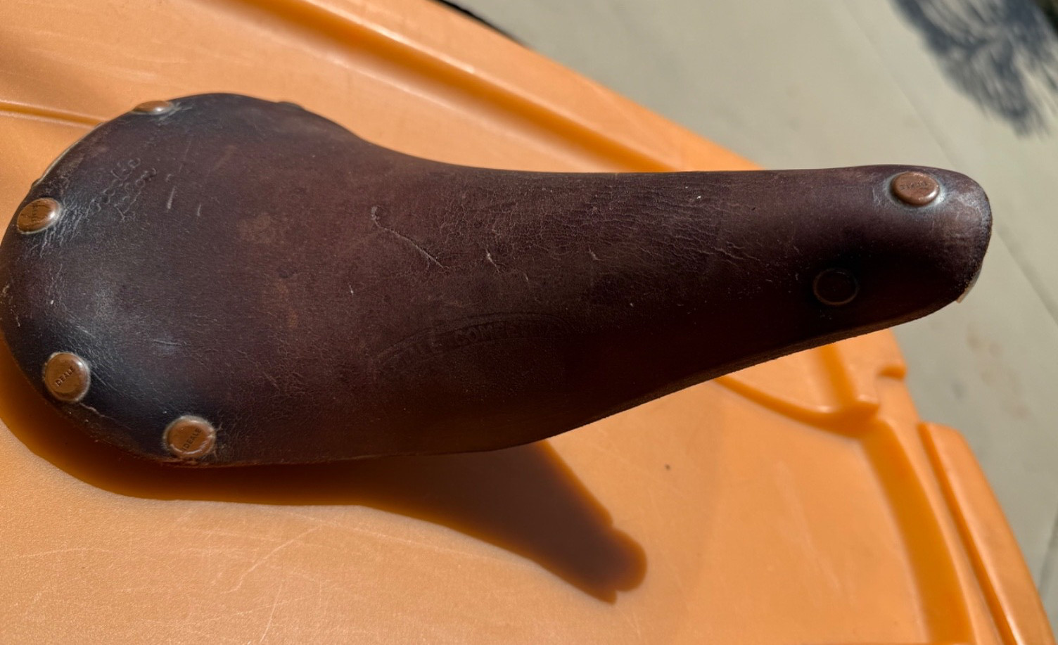 Ideale 90/Aluminum Daniel Rebour Autographed Saddle «special competition» Brown