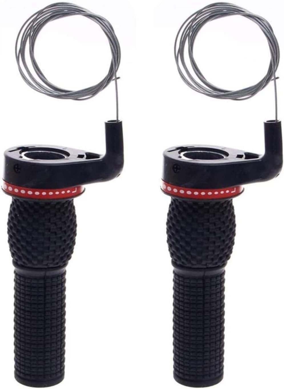 Black 2Pcs Gear Shifters with Inner Cable – Perfect for Road and Mountain Bikes