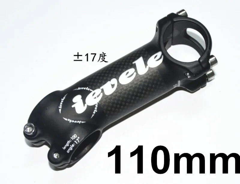 Carbon Fibre Aluminium Alloy MTB Bike Riser Road Bike Stem 60-120mm 28.6-31.8MM