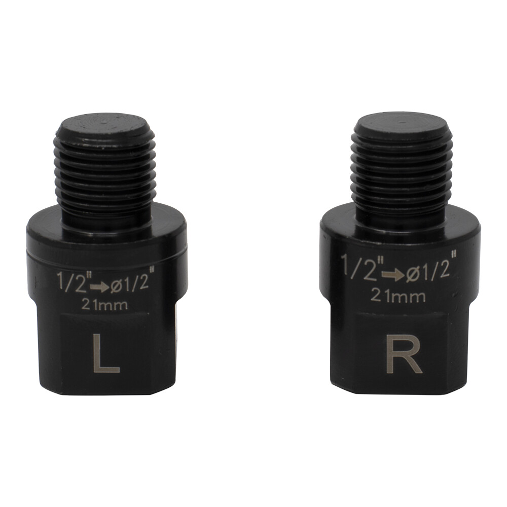 NEW! PRO+ PEDALS EXTENDERS 21MM 1/2 CRANK TO 1/2 PEDAL IN BLACK