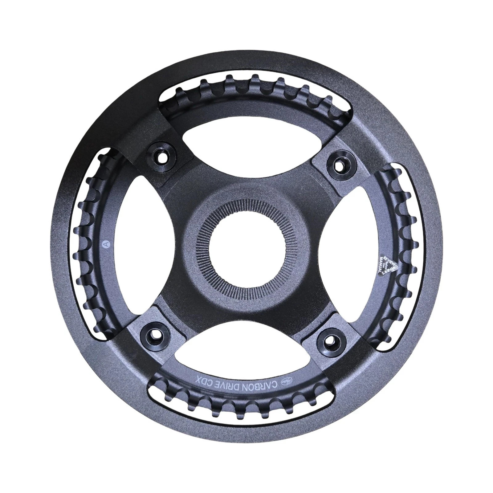 Gates Carbon CDX Drive 42T 4 Bolt Shimano Steps Belt Drive Cog Ring Alloy Black