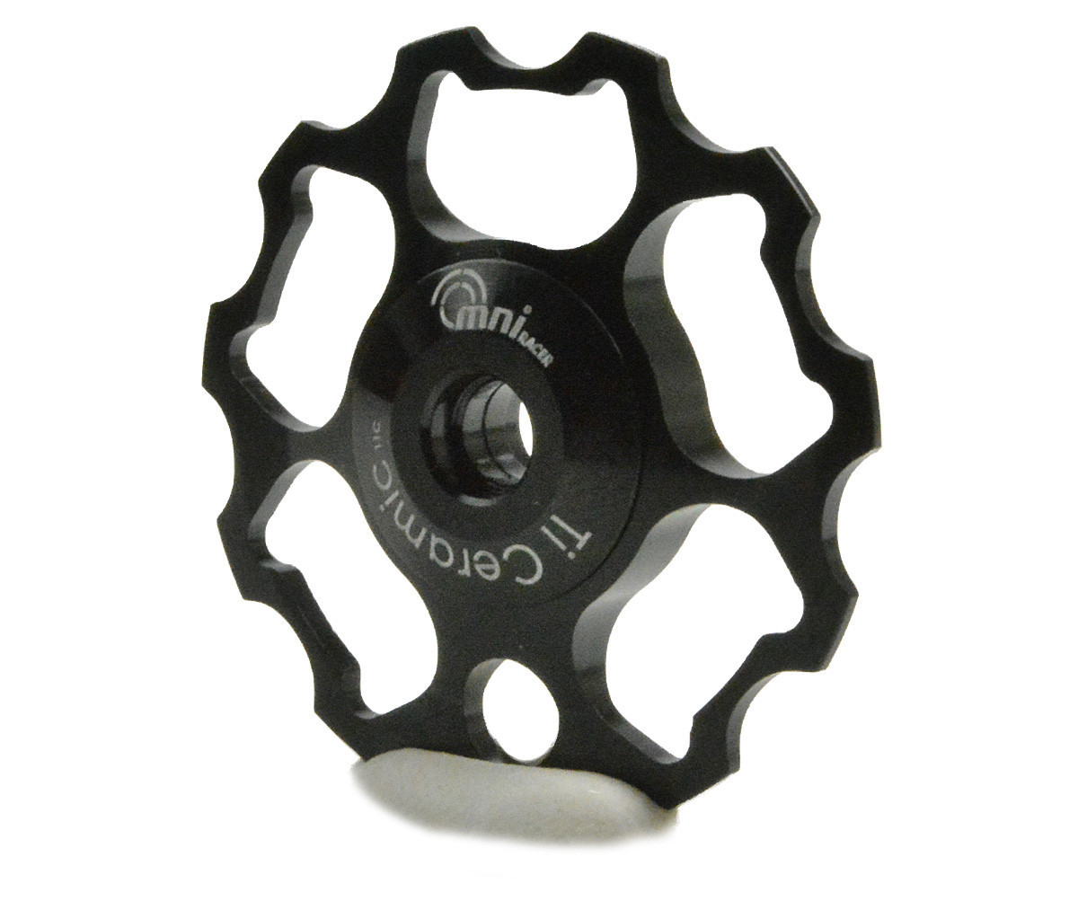 OMNI Racer Ti Ceramic Derailleur Pulleys 11 speed Dura Ace Ultegra XTR: BLACK
