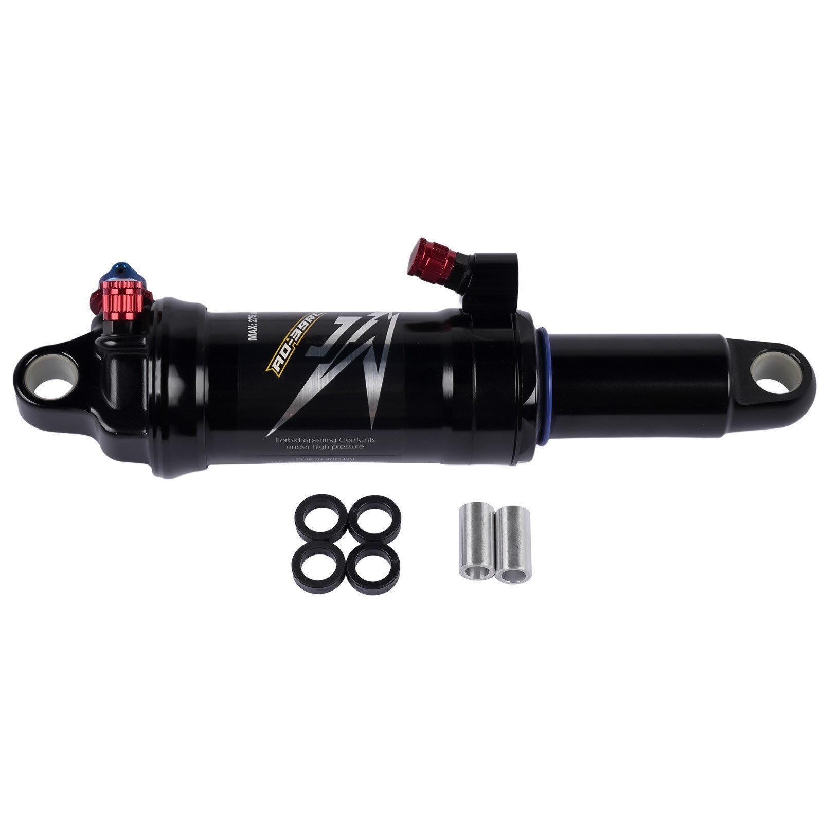 Dual Air Shock Mountain Bike Bicycle Suspension Rear Shock 165/190/200mm for MTB