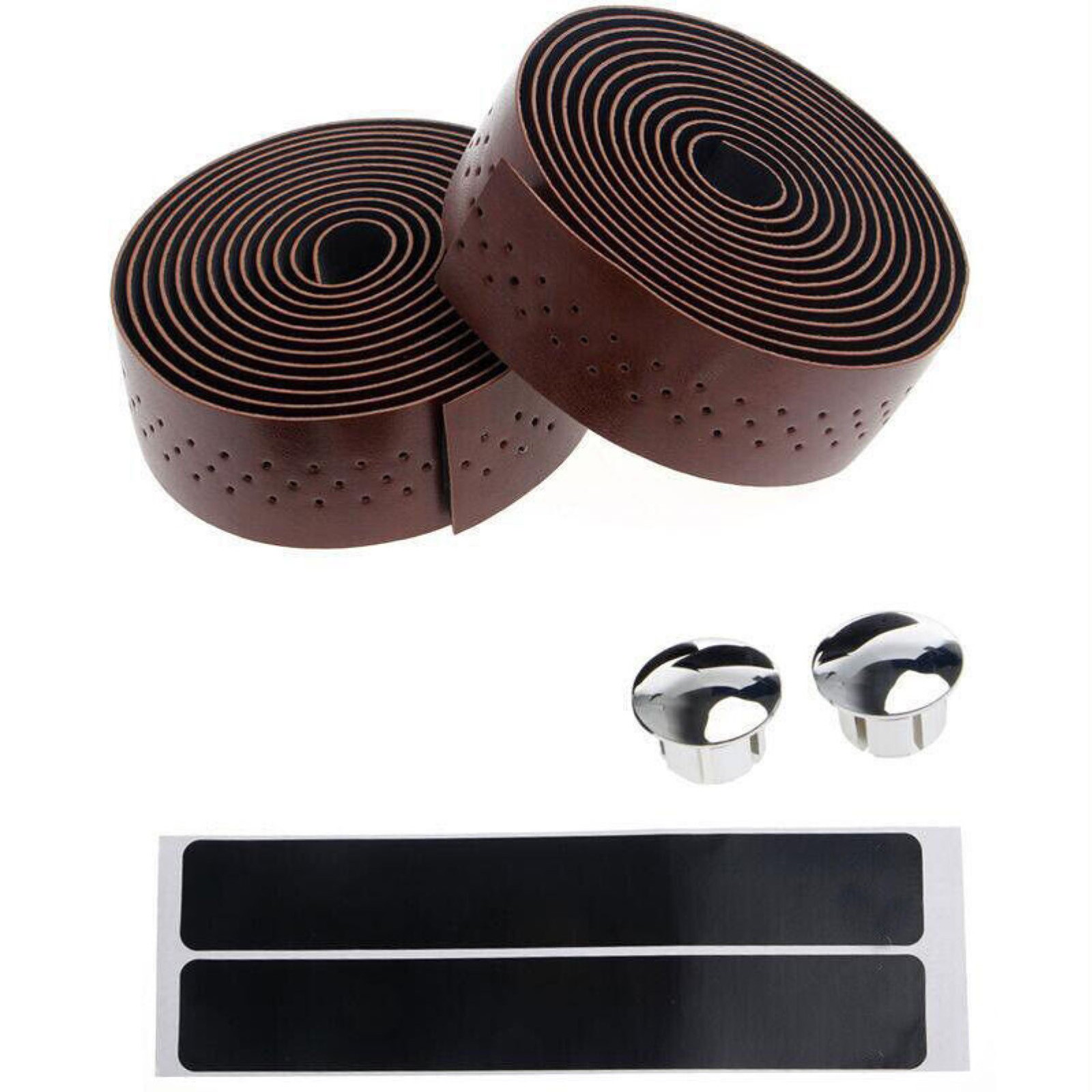 Self-Adhesive Leather Anti Slip Handlebar Tape Bar Grip Wrap Road Bike Bicycle]