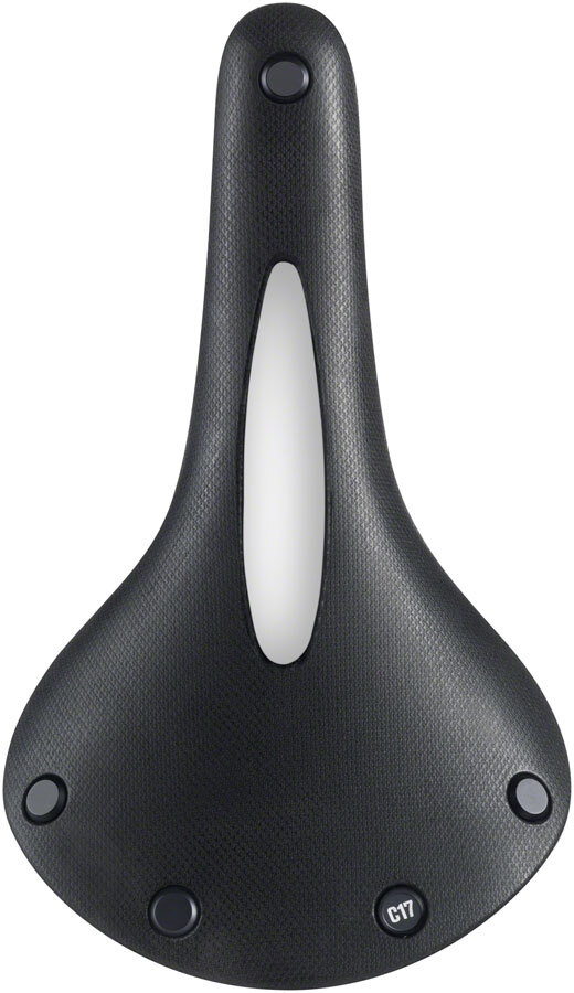 Brooks C17 Carved All Weather Saddle – Steel, Black, Men’s