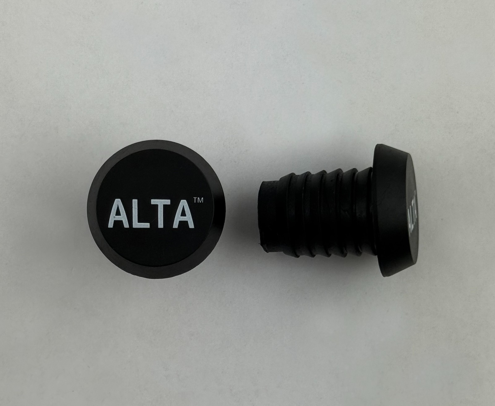 ALTA Soft Flangeless Bicycle Grips BMX MTB Hybrid Bike Scooter Softie No Flange.