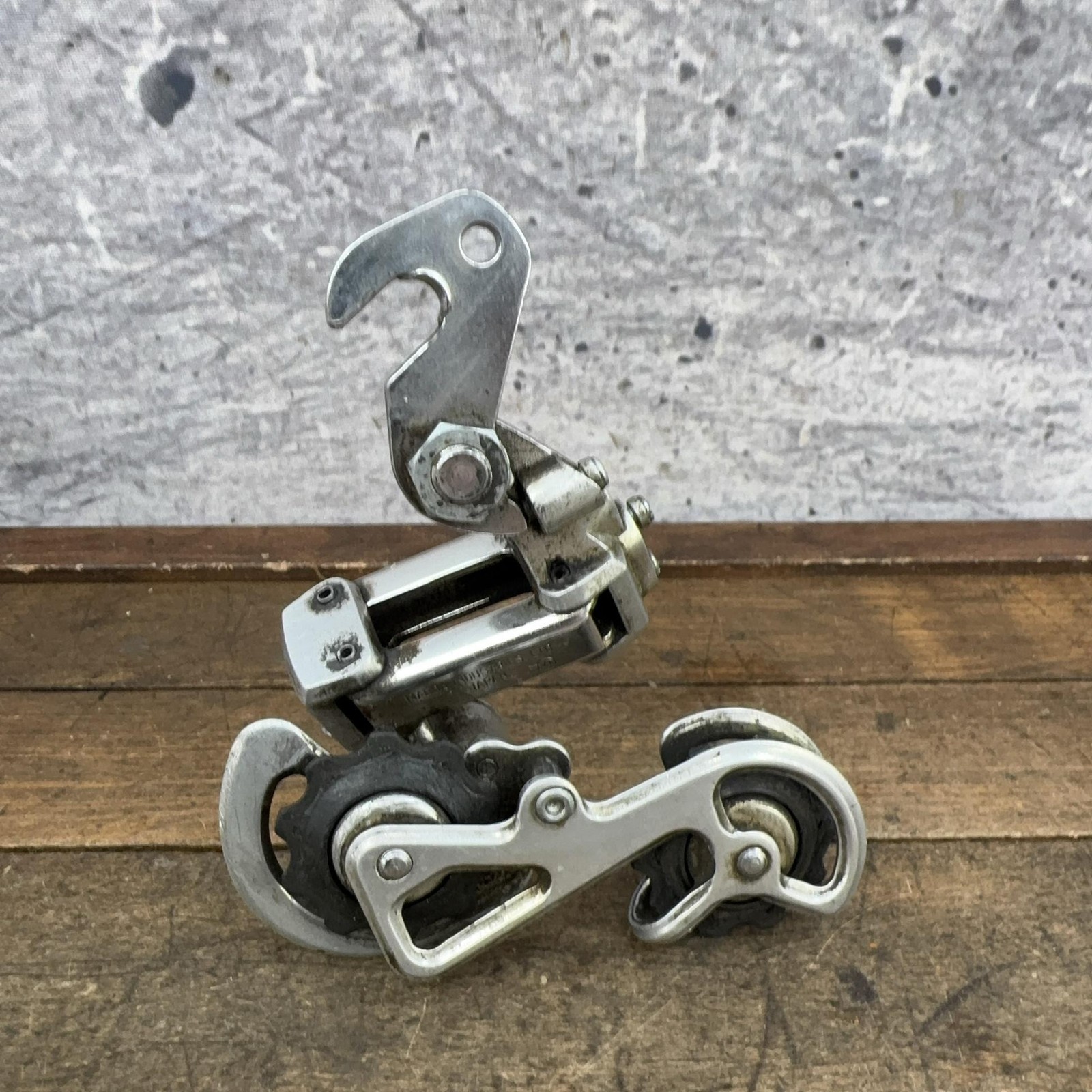 Vintage Fuji VX Rear Derailleur Short Cage Hanger Silver Japan 80s Road Bike