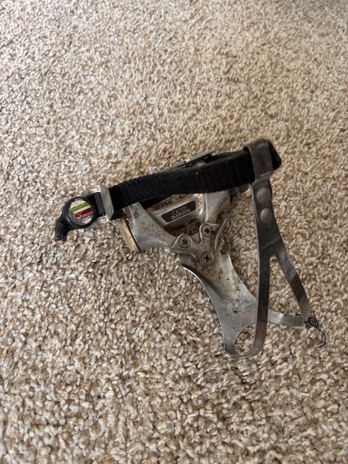 Vintage Shimano 600 Road Pedals w/ Toe Clips & Straps – Classic Racing