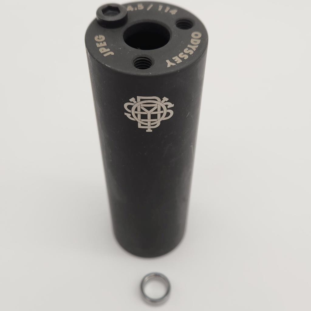 Odyssey J-PEG 4.5″ 14mm W/ 3/8″ Adaptor Black Bike Single Peg NO PACKAGE