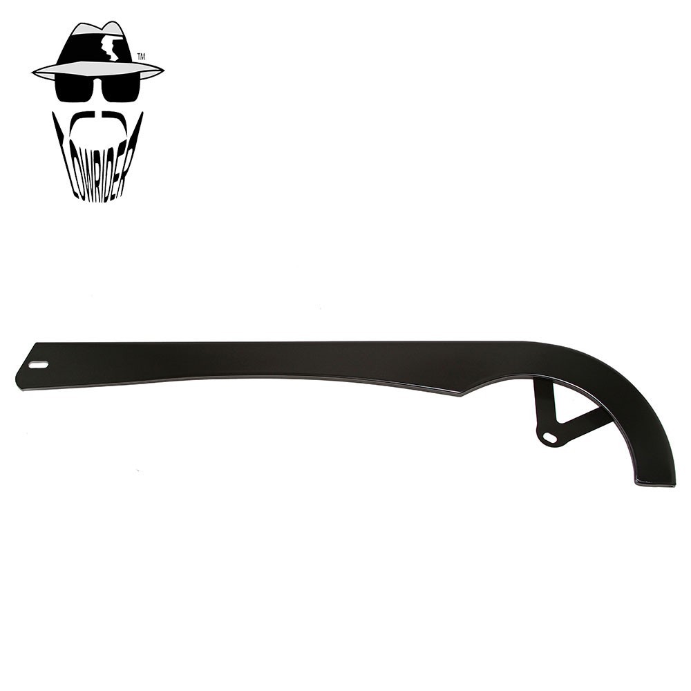 ORIGINAL LOWRIDER 26 Inch Bike Chain Guard Black Steel 20 5/8 Inch Smooth Style