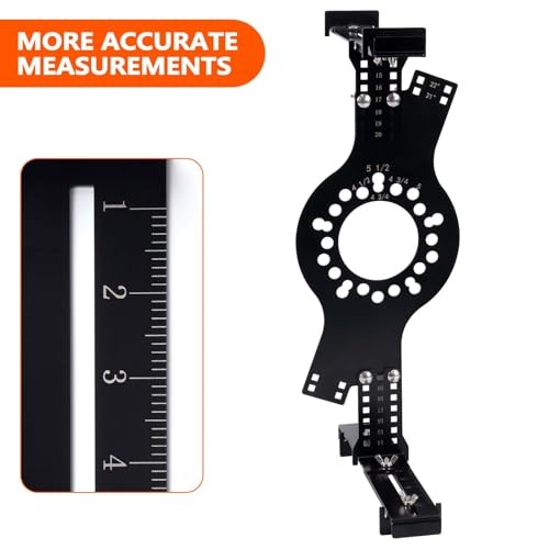 Wheel Fitment Tool and Simulator, Offset Measuring Mockup Tool, Fits 14 5 Lug