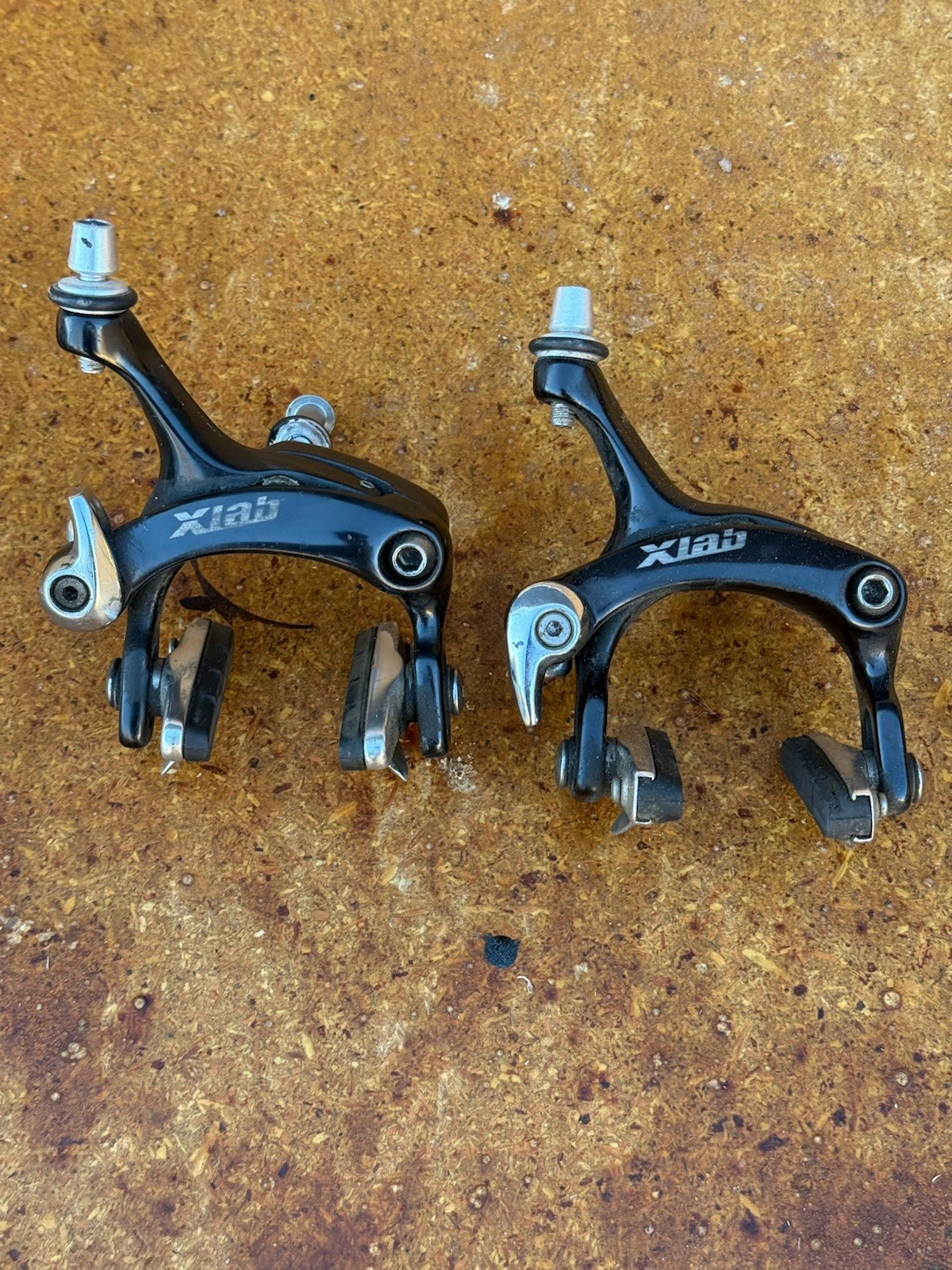 Xlab Branded Road Bike Caliper Brakes – Black – Racing Triathlon Touring Bicycle