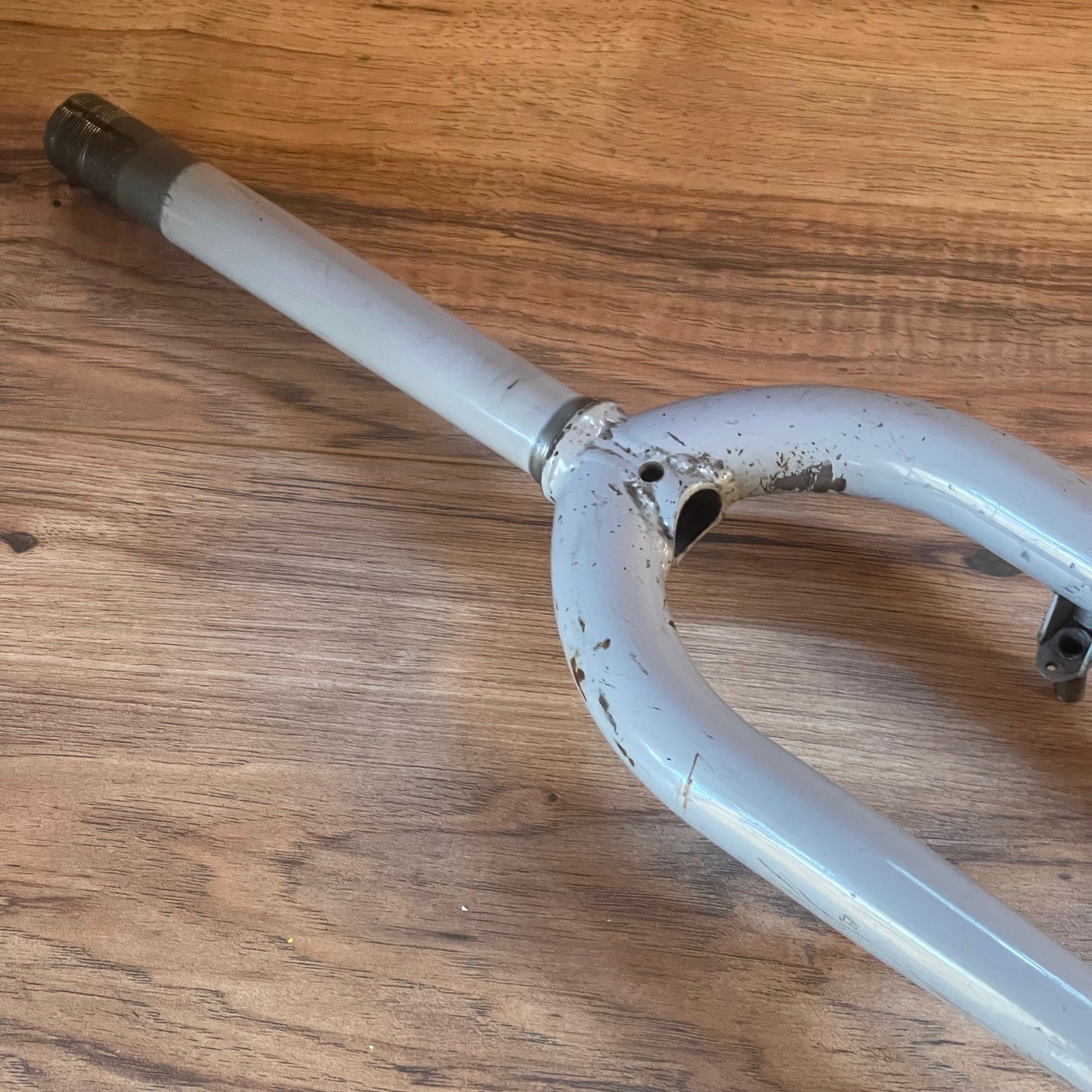 Vintage 90s 1-inch 1” 27.0 JIS Threaded Rigid MTB Fork 26 200 Steerer 390 AtoC