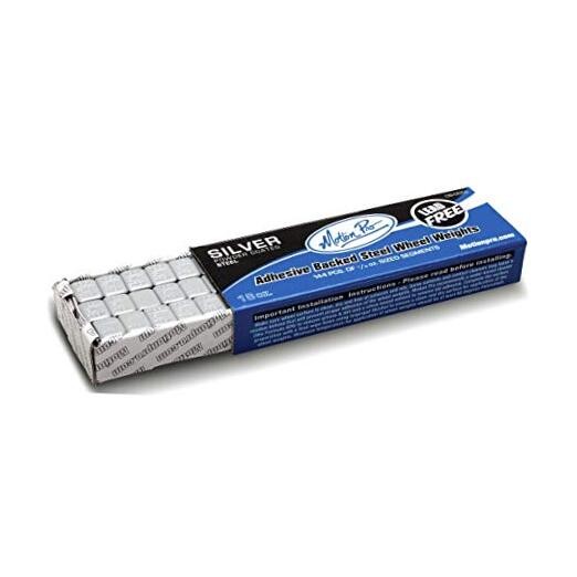 08-0552 Steel 1/8 oz. Wheel Weight – 144 Piece Silver