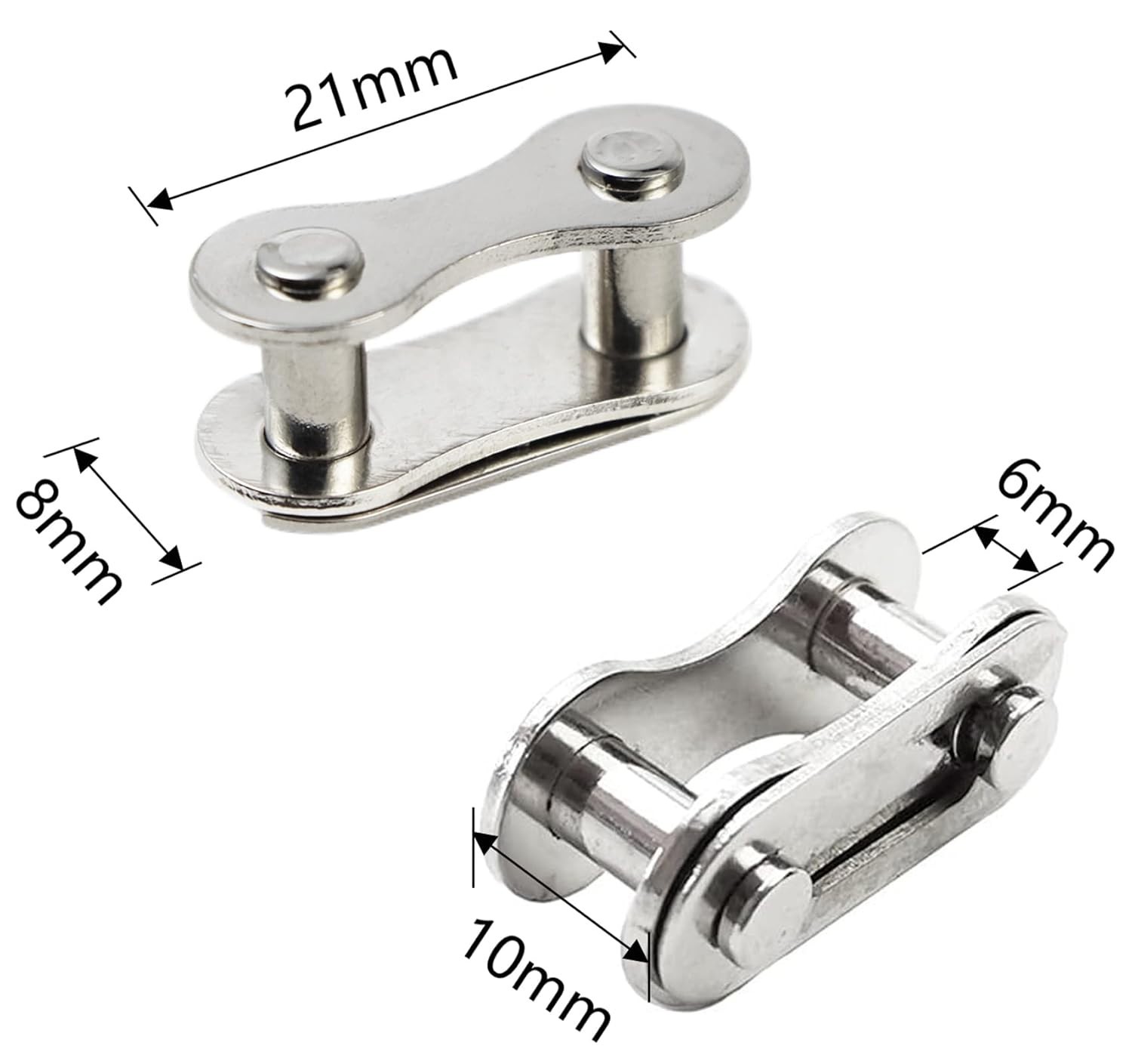 4 Pairs Bicycle Missing Link 1/6/7/8/9/10/11/12 Speed Chain Reusable Steel Bi…