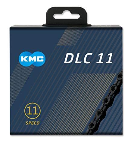 KMC Black DLC X11-SL Speed Bicycle Chain, 1/2” x 11/128” Black
