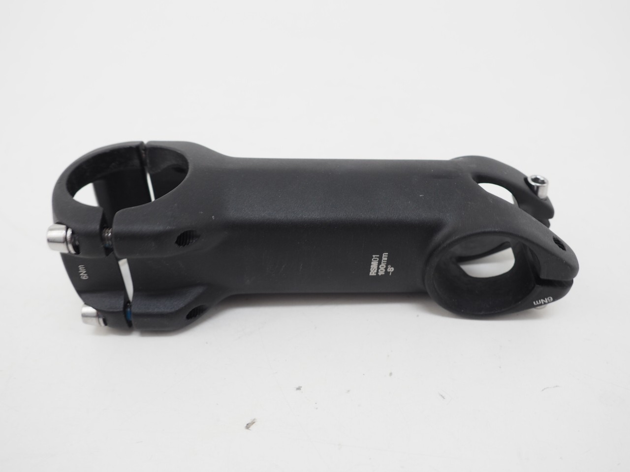 BMC RSM01 Bicycle Stem 100mm Length 31.8mm Clamp -8° Alloy BK 1 1/8″ Steer