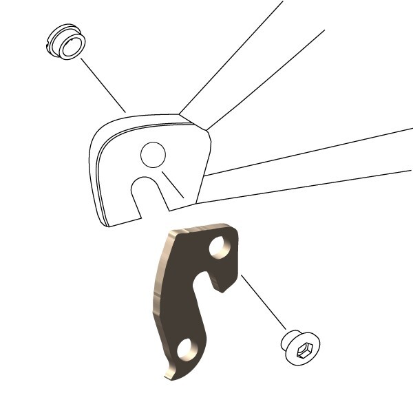 Wheels Mfg Derailleur Hanger #207 – For Merida / Carrera / Centurion DROPOUT-207