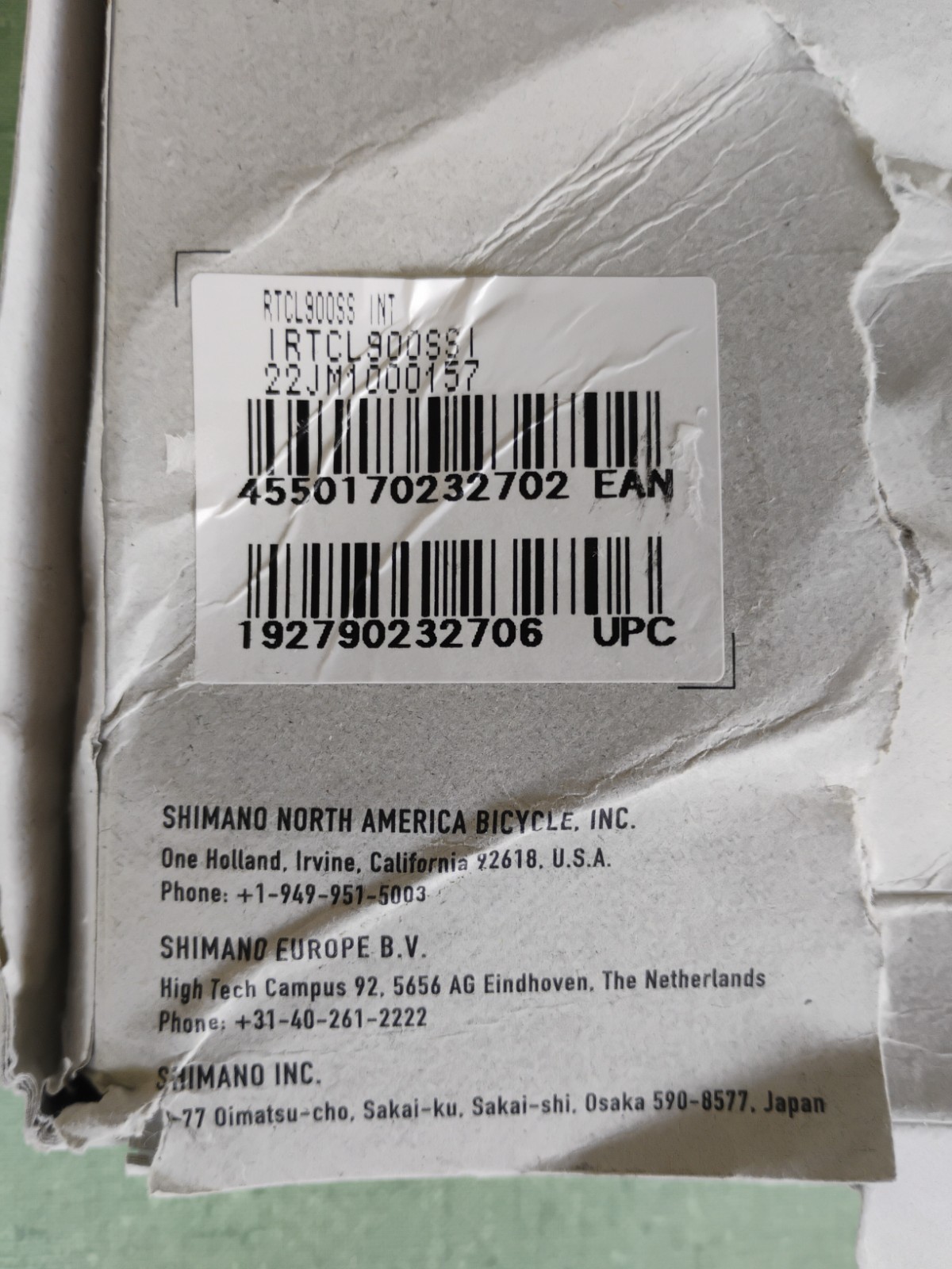 Shimano Ultegra RT CL900 SS Ice-Tech Disc Brake Rotor 140mm Damaged Box