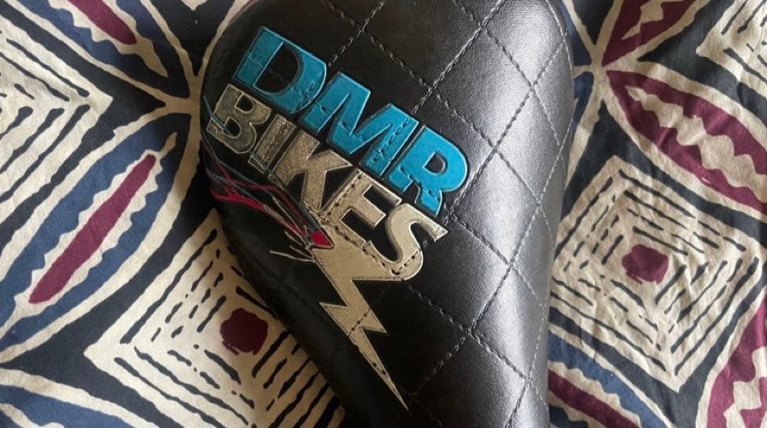 DMRBIKES Black Quilted Saddle Used Good Condition 10 Years Old