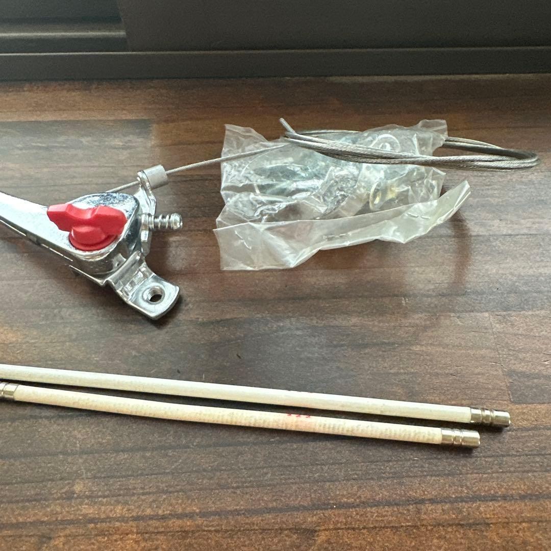 SHIMANO 333 Vintage Stick Shift Lever Red Dead Stock Retro Bike Part