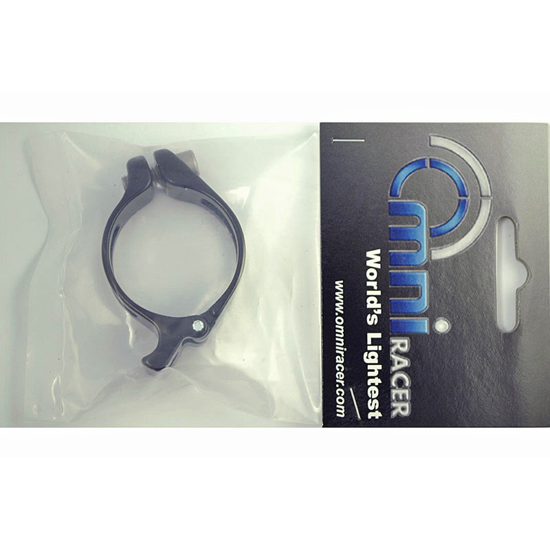 OMNI Front Derailleur Adapter Clamp Campagnolo Record Chorus Athena BLACK 28.6mm